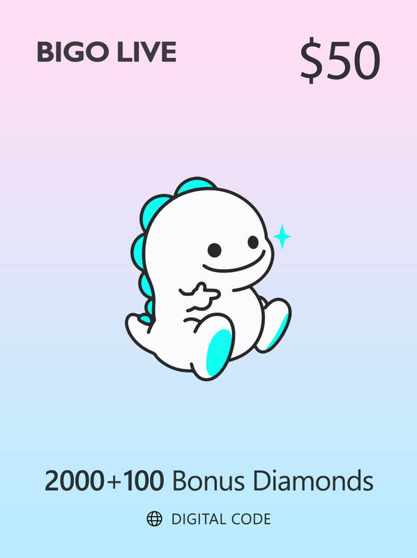 Bigo live 2000 + 100 Bonus Diamonds Global 50 USD | Others