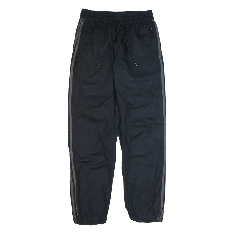 ADIDAS ORIGINALS Mens Track Pants Black Tapered XS W26 L30