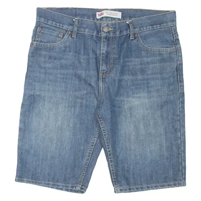 LEVI'S 502 Boys Jorts Shorts Blue L W30