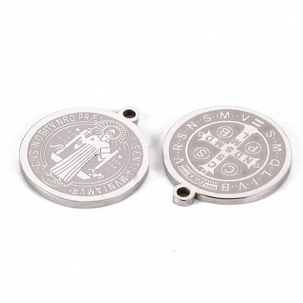Non-Tarnish 201 Stainless Steel Etched Pendants