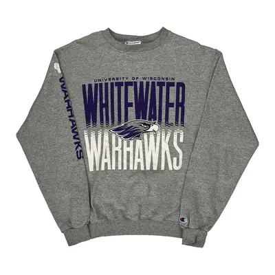 Whitewater Warhawks Champion Sweatshirt - Medium Grey Cotton Blend