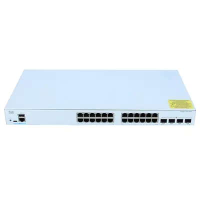 Cisco C1300-24T-4X | Catalyst 1300 Series 1300-24T-4X 24 x 10/100/1000Base-T RJ-45 and 4 x 10G SFP+ Uplink Ports Layer 3 Mana...