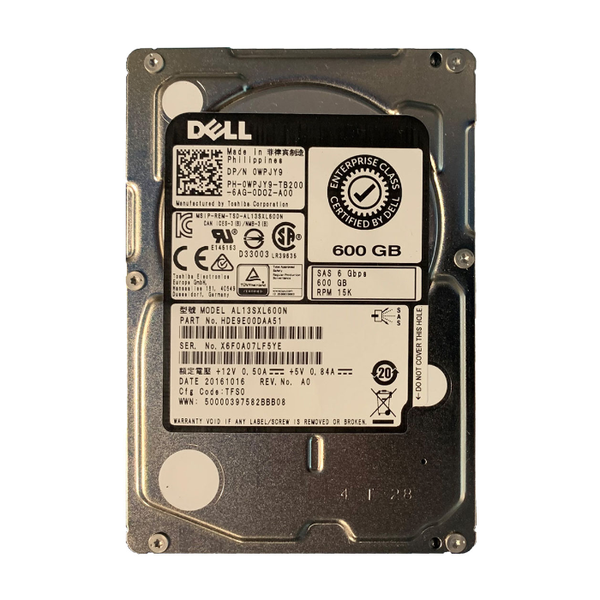 AL13SXL600N Toshiba 600GB 6Gb/s SAS 15000 2.5-inch Hard Drive