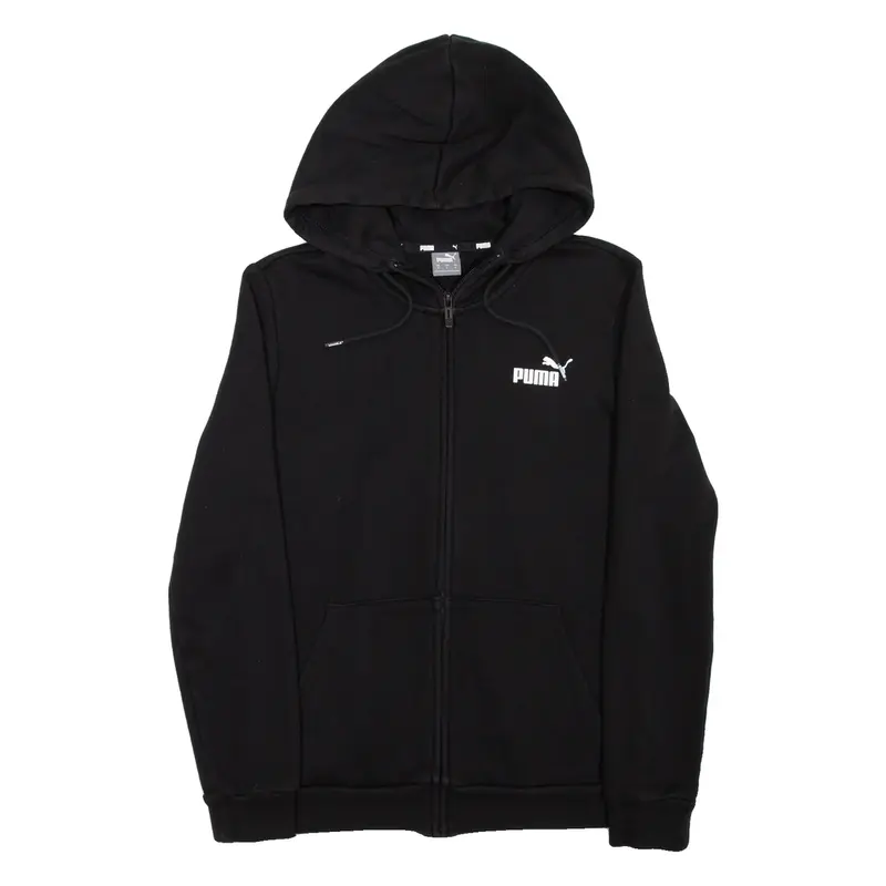 PUMA Mens Black Hoodie Full Zip S
