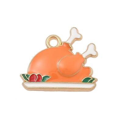 Thanksgiving Day Alloy Enamel Pendants
