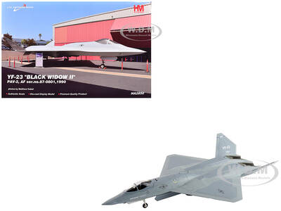 Northrop YF-23 Black Widow II Stealth Fighter Aircraft #87-0801, PAV-2 (1990) United States Air Force Air Power Series 1/...