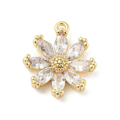 Brass with Cubic Zirconia Pendants