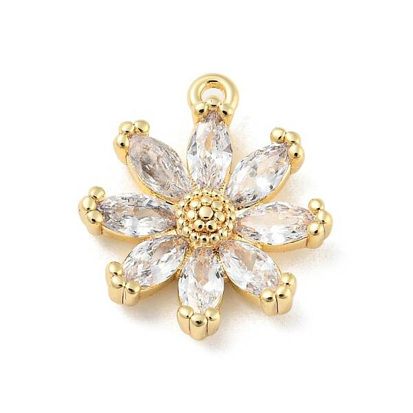 Brass with Cubic Zirconia Pendants