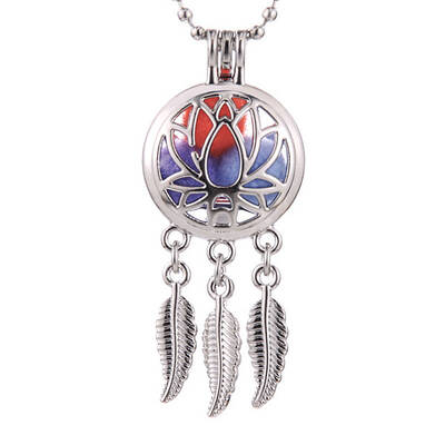 Alloy Diffuser Locket Pendants