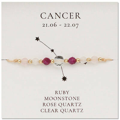 Natural Gemstone Constellation Beaded Bracelets