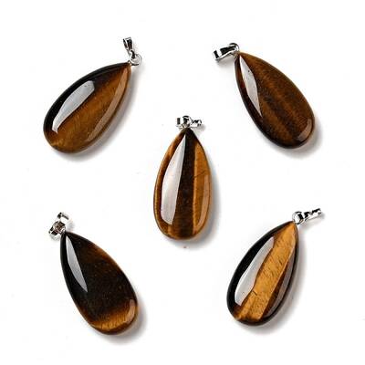 Natural Tiger Eye Pendants