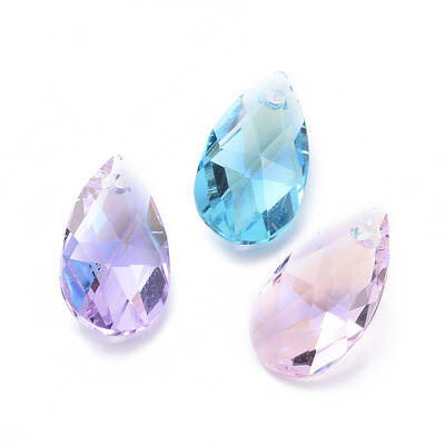 Glass Rhinestone Pendants
