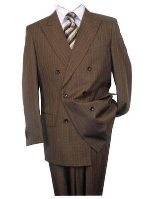 Classic Fit Suit - Pleated Pants - Athletic Fit Suits - Executive Cut Suit