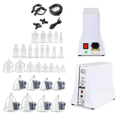 Vacuum Pump Breast Enlargement Buttom Lifting Lymph Detox Face Body Massage Machine for Spa Salon Studio Home Use | BE-MC01