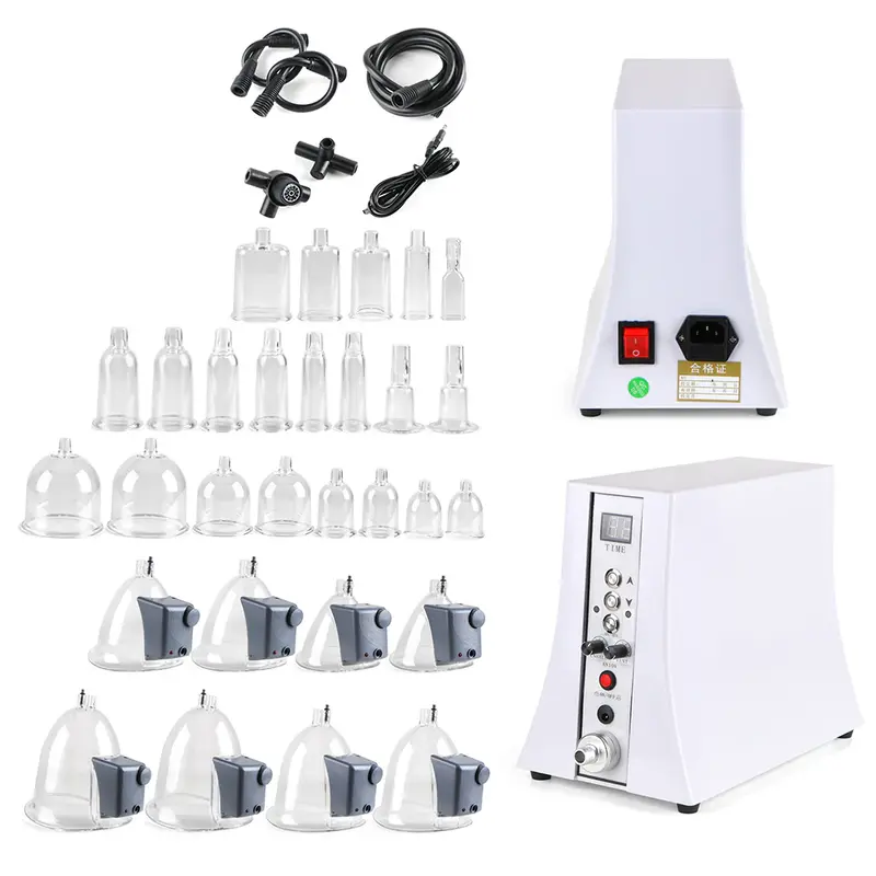 Vacuum Pump Breast Enlargement Buttom Lifting Lymph Detox Face Body Massage Machine for Spa Salon Studio Home Use | BE-MC01