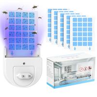 (1 Device + 5 Refills) Fruit Fly Traps for Indoors, Flying Insert Trap and Gnat Traps for House Indoor , Plug in Light Flying...