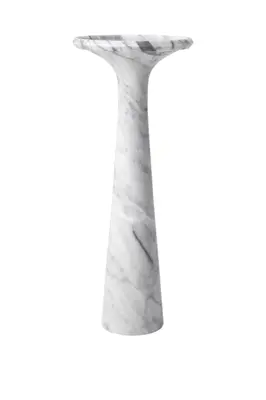 White Marble Side Table | Eichholtz Pompano High