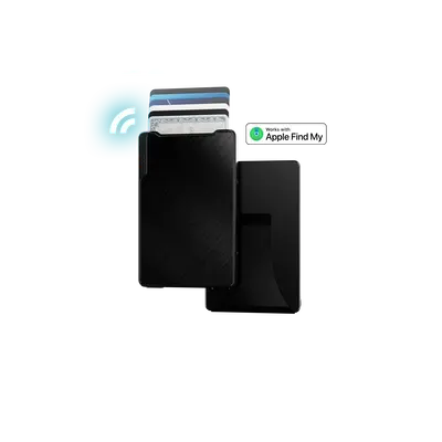 Groove Smart Wallet Trace - Midnight Black