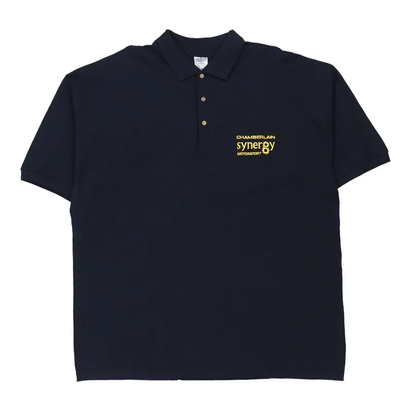 Chamberlain Synergy Motorsport Le Mans Gildan Polo Shirt - 2XL Blue Cotton