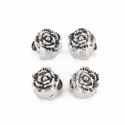 Tibetan Style Alloy European Beads