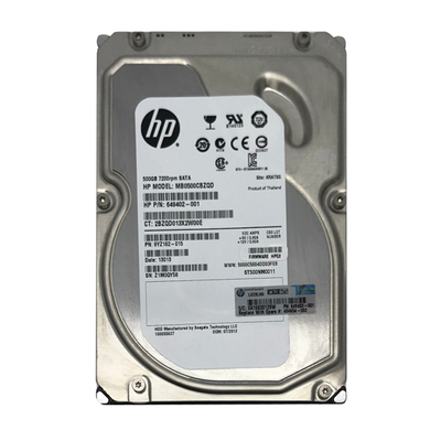 649402-001 HP 500GB 1.5Gb/s SATA 7200 3.5-inch Hard Drive