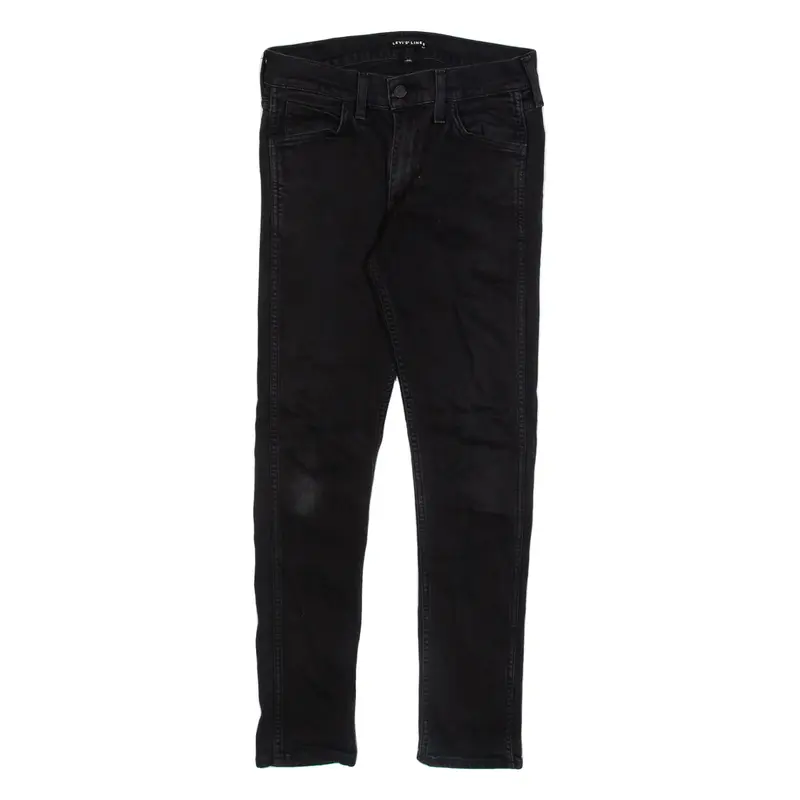LEVI'S Line 8 Womens Jeans Black Slim Straight W30 L30