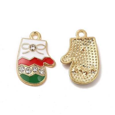 Christmas Alloy Enamel Pendants