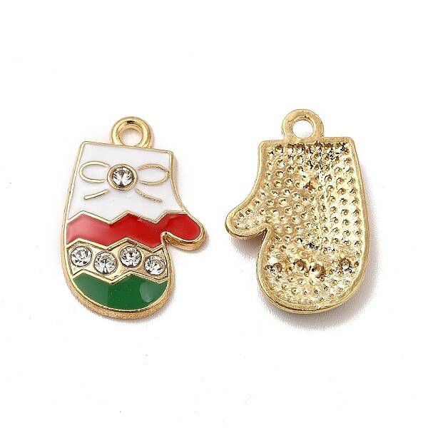 Christmas Alloy Enamel Pendants