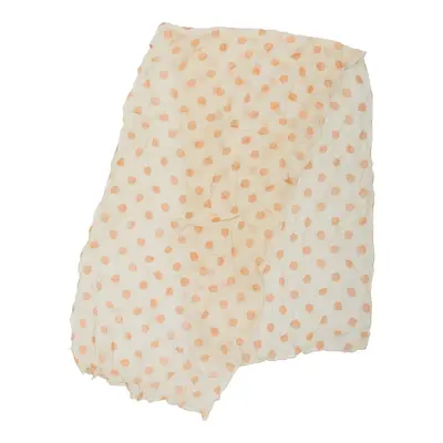 Unbranded Polka Dot Scarf - No Size Cream Polyester