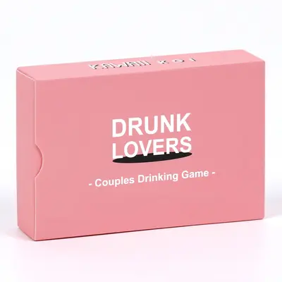 DRUNK LOVERS Couple Drinking Game for Date Night, 54 Game Cards Couple Party Game for Promoting Relationship, Anniversary Val...