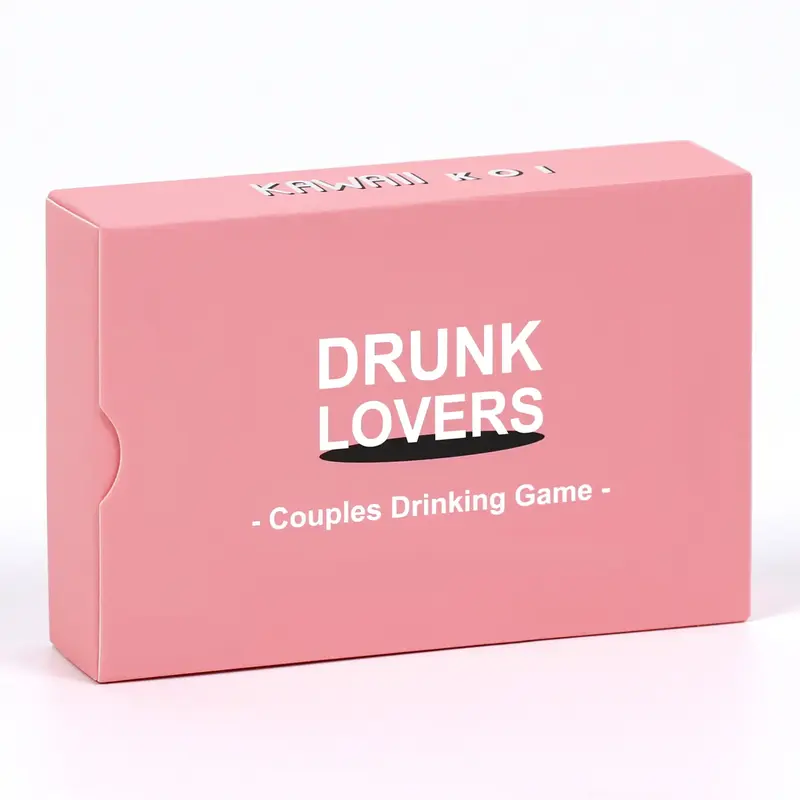 DRUNK LOVERS Couple Drinking Game for Date Night, 54 Game Cards Couple Party Game for Promoting Relationship, Anniversary Val...