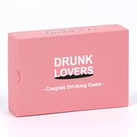 DRUNK LOVERS Couple Drinking Game for Date Night, 54 Game Cards Couple Party Game for Promoting Relationship, Anniversary Val...