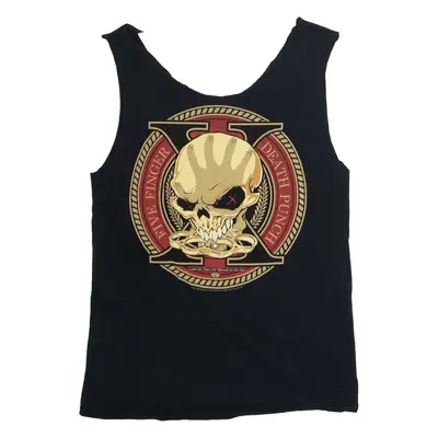 Five Finger Death Punch Mens Band T-Shirt Black Sleeveless Crew Neck S