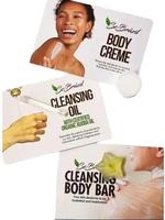 Se-Brázil Dry Hands Dry Feet Sample Kit with Jojoba Oil Cleansing Oil Sample Body Cleansing Bar Sample Moisturizer & Skin Re...