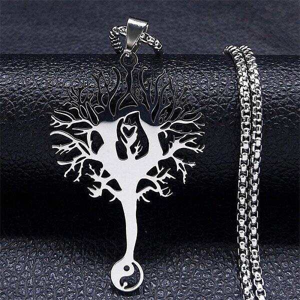Non-Tarnish 304 Stainless Steel Pendant Necklaces for Women Men