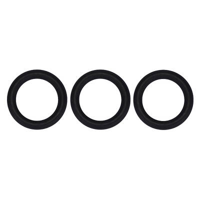 3Pcs Ring Silicone Focal Beads