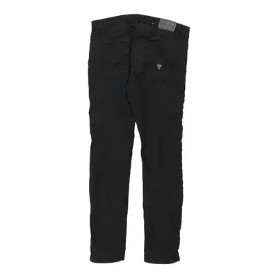 Guess Slim Trousers - 35W 32L Black Cotton