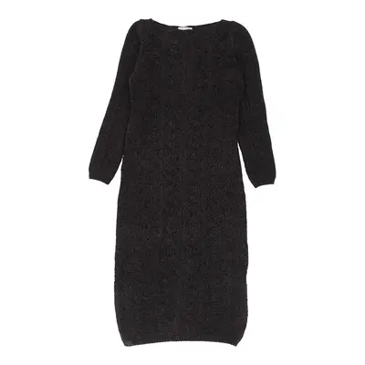 Gianni Versace Jumper Dress - Medium Black Nylon Blend | Size: medium