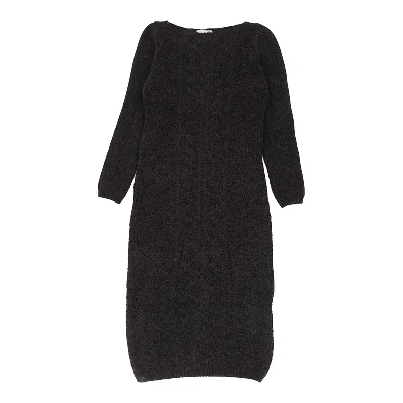 Gianni Versace Jumper Dress - Medium Black Nylon Blend | Size: medium