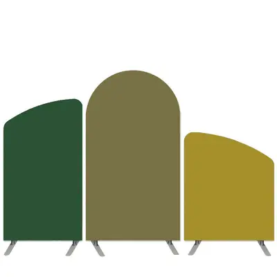 Aperturee Safari Wild Theme Green Arch Backdrop Kit For Birthday | Custom Arched Wall Covers | Diy Chiara Backdrop Cover | Ro...
