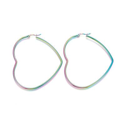 304 Stainless Steel Hoop Earrings