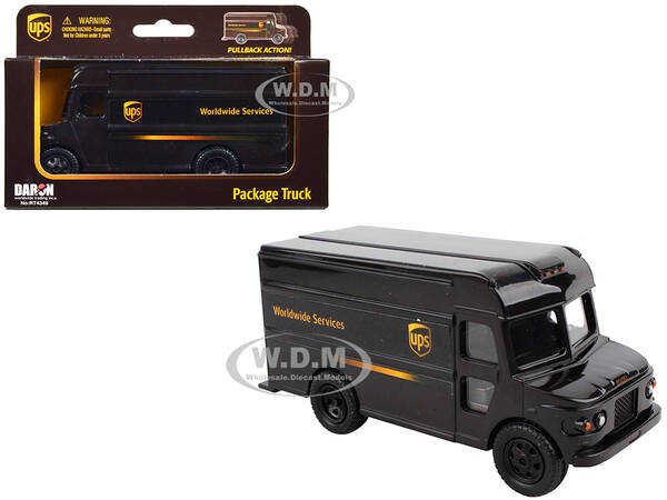 UPS Package Truck Brown \