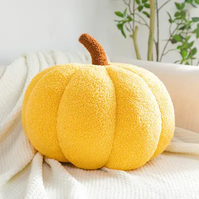 Home Decoration Pumpkin Pillow Ornaments | Color: Yellow | Size: 35cm