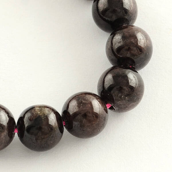 Natural Garnet Gemstone Bead Strands