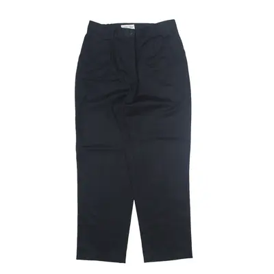 CABIN CREEK Chino Trousers Black Relaxed Straight Womens W30 L30