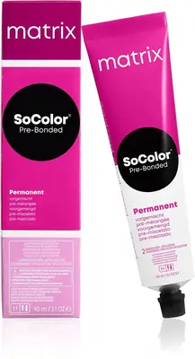 Matrix SoColor Pre-Bonded Blended permanent hair dye color 9A Hell Hellblond Asch 90 ml