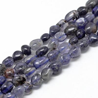 Natural Cordierite/Iolite/Dichroite Beads Strands
