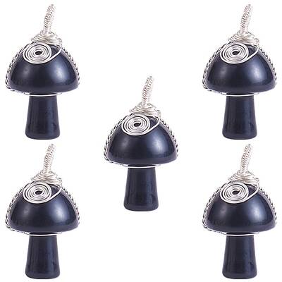 Natural Obsidian Pendants