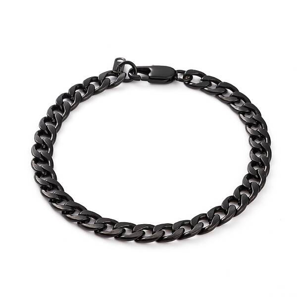 Men's 304 Stainless Steel Cuban Link Chain Bracelets