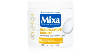 Mixa Niacinamide illuminating and hydrating body cream 400 ml